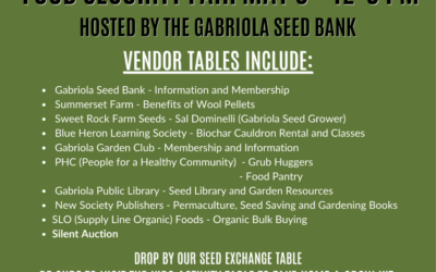 Food Security Fair May 3, 2026 12-3 PM